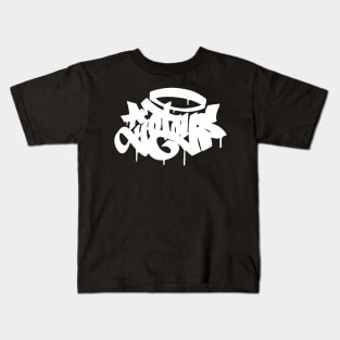 "YoToys" Design Graffiti Writing Tag No.2 - white Kids T-Shirt